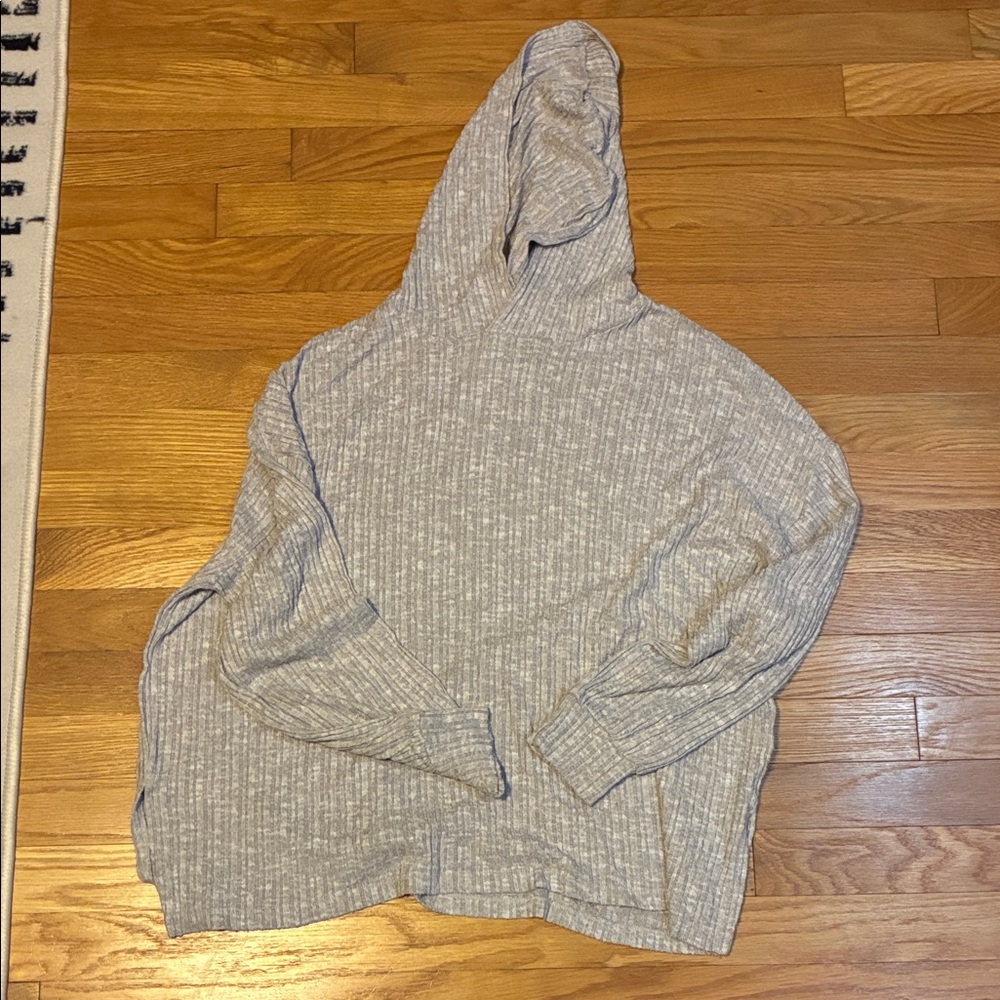 American Eagle Outfitters Textured Gray Sweater